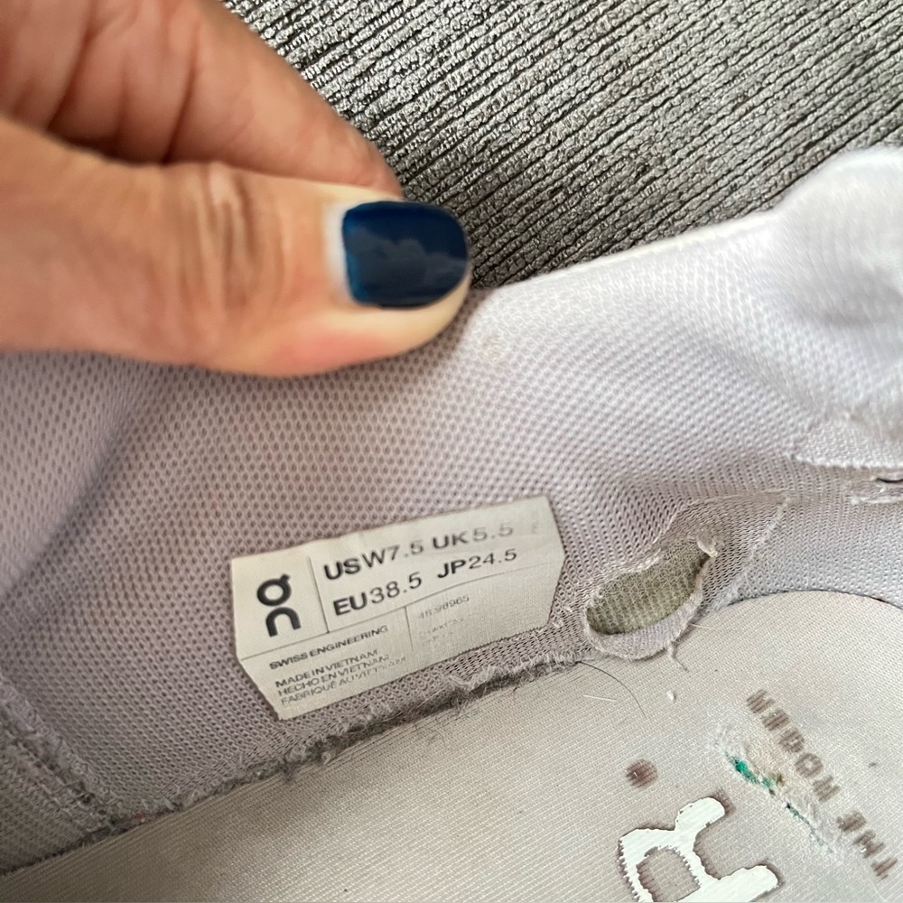 On Cloud The Roger Advantage Unisex Sneaker Sz 7.5 Tennis Lifestyle Minimalist - Picture 12 of 16